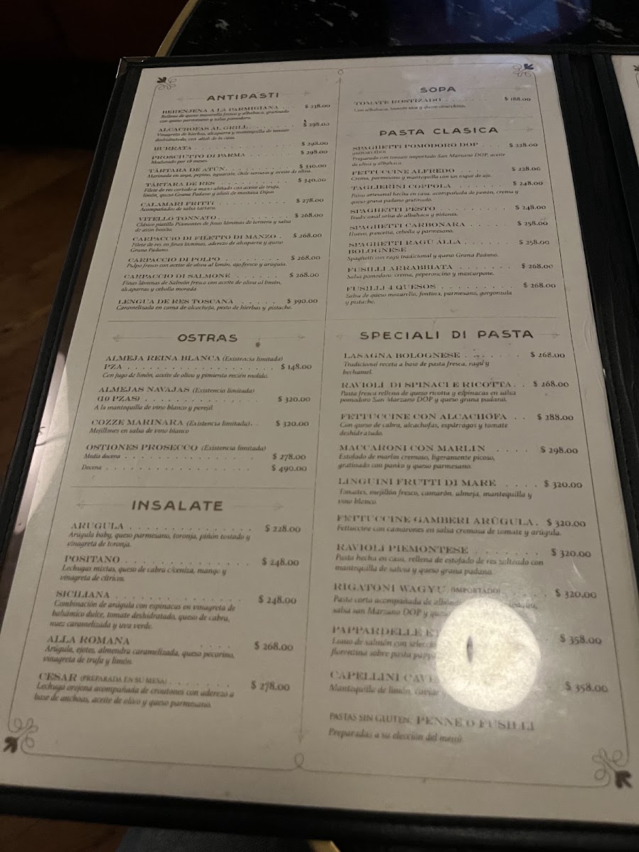 L'Osteria del Duomo Menu - Image 2