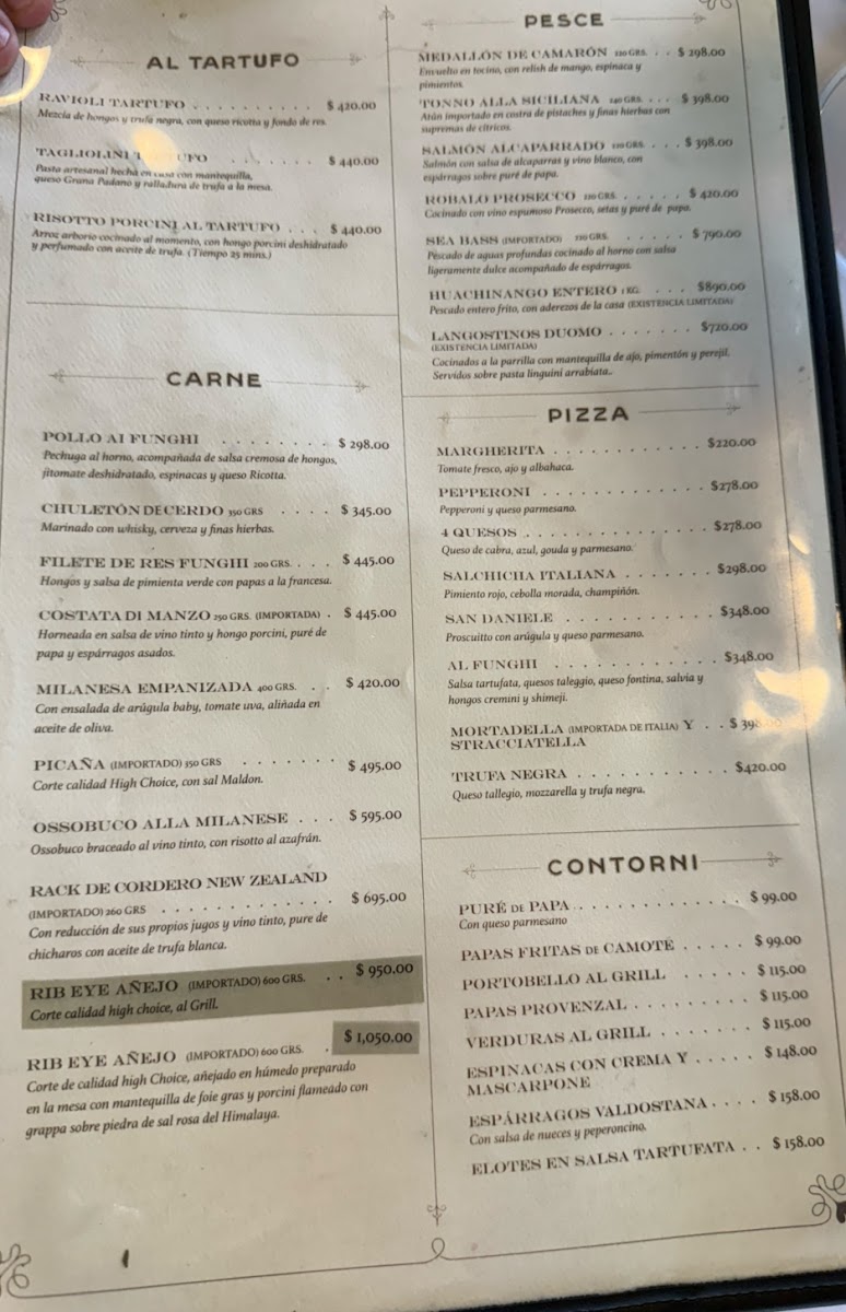 L'Osteria del Duomo Menu - Image 3