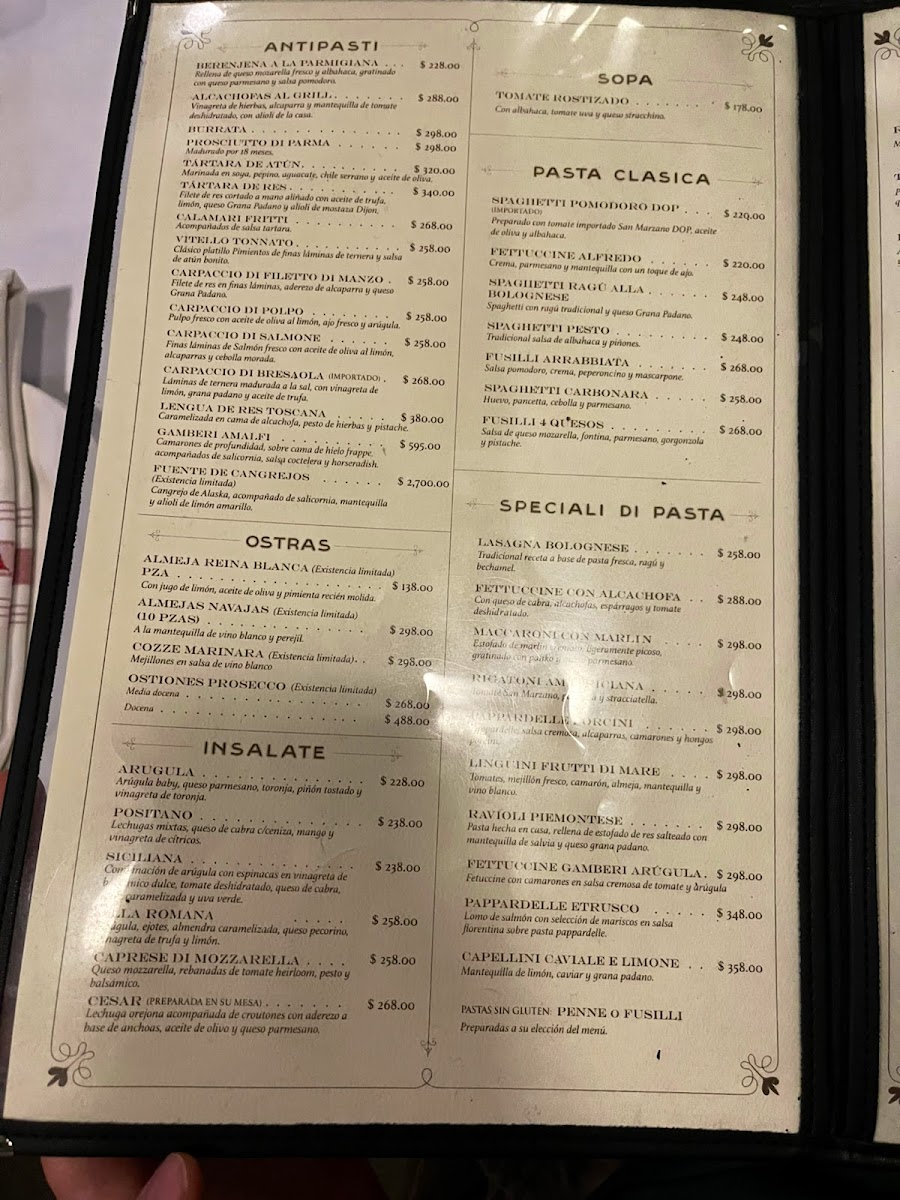 L'Osteria del Duomo Menu - Image 4